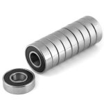 Lot de 10 roulements � billes 6001 - 2rs (12 x 28 x 8 mm) ? rainure profonde 2 joints caoutchouc