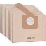 Lot de 10 sacs aspirateur pour karcher 6. 959 - 130. 0 sacs en papier filtre pour karcher wd3 mv3 wd3 ...