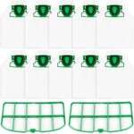 Lot de 10 sacs daspirateur vk200 avec 2 filtres pour vorwerk kobold vk200 fp200sacs daspirateur fp 200fp7 ...