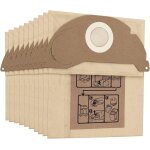 Lot de 10 sacs pour krcher wd2 mv2 wd2250 a2004 a2054 aspirateur sacs  poussire de rechange kit 6. ...