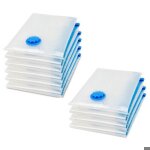 Lot de 10 sac de rangement sous vide aspirateur housses de rangement sous vide voyages pour vêtements ... Lot de 10 sac de rangement sous vide aspirateur housses de rangement sous vide voyages pour vêtements ...