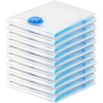 Lot de 10 sacs de rangement sous vide pour vtements - s - 30 x 40 cm - sacs de rangement sous vide tanches ...