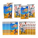Lot de 10 sachets bonbons cadeaux moto cross - id�al pour anniversaires et f�tes