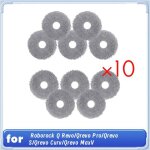 Lot de 10 serpill�res pour aspirateur robot pour roborock q revo / qrevo pro / qrevo s / qrevo curv / ...