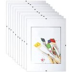 Lot de 10 sous verre photo sans cadre (21x29. 7 cm - a4) vitre en plexi - cadre a clip - epaisseur 4. ...