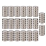 Lot de 100 aimants ronds en nodyme  fort magntisme pour rfrigrateur  monter soi - mme 6 x 2 mm ...