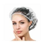 Lot de 100 bonnets de douche jetables en plastique �pais imperm�ables et extensibles pour voyage et maison ...