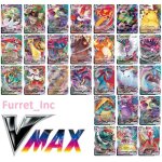 Cartes dchange - zisonix - vmax - lot de 100 - pvc haute qualit - rsistantes  leau