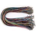 Lot de 100 cordon collier avec chane et fermoir 18 pouces longueur collier cordon de cire cordon pour ...