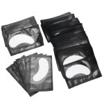 Lot de 100 coussinets dextension de cils hydratants autocollant de greffe de cils sous le patch pour ...