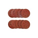 Lot de 100 disques abrasifs de 150 mm grain 40 / 80 / 120 / 180 / 320 / 600 / 800 / 1000 / 1500 / 2000 ...