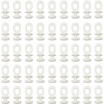 Lot de 100 glisseurs pour rail rideaux crochet de tringle rideau coulissant pour fentres et douche couleurs ...