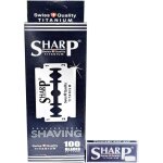 Lot de 100 lames de rasoir sharp titanium