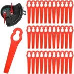 Lot de 100 lames de rechange pour coupe - bordure bosch art23 li - aqsacokiya - lame en plastique Lot de 100 lames de rechange pour coupe - bordure bosch art23 li - aqsacokiya - lame en plastique