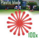 Lot de 100 lames de rechange pa6 rotorcut compatibles avec le coupe - bordures gardena lame en plastique ...