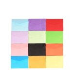 Lot de 100 mini enveloppes easyclose neon brights color assortiment denveloppes pour cartes - couleur ...