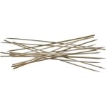 Lot de 100 pics  brochette 30 cm en bambou - cook'in garden