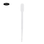 Lot de 100 pipettes compte - gouttes gradu�es pasteur jetables en plastique poly�thyl�ne
