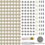 Lot de 100 rivets de r�paration universels pour toit de voiture avec 100 broches 1 m�tre ruban r�paration ...