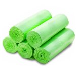 Lot de 100 sacs � d�chets organiques r�sistants � la d�chirure compostables et biod�gradables en amidon ...