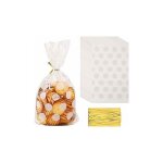 Lot de 100 sachets en cellophane transparents sachets  bonbons sachets cadeaux en cellophane sachets ...