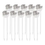 Lot 10x douille gu5. 3 - douille gu5. 3 ou mr16 - support avec cble 12v - pour lampe luminaire ampoule ...