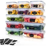 Lot de 12 boite rangement cuisineboite hermetique alimentaireboite alimentaire plastique cuisinesans ...