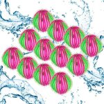 Lot de 12 boules anti - poils animaux r�utilisables pour machine � laver et s�che - linge label