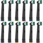 Lot de 12 brossettes de rechange compatibles avec braun oral b vitality pro genius smart serie - noir ... Lot de 12 brossettes de rechange compatibles avec braun oral b vitality pro genius smart serie - noir ...