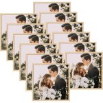 Lot de 12 cadre 30x30 cm bois en pvc cadres photo carr� 30x30 pour prot�ger et afficher des photos couleur ...