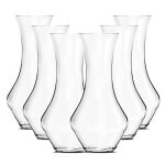 Lot de 12 carafe  vin broc en verre transparent pichet  eau  boisson capacit 950 ml