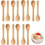 Lot de 12 cuill�res � soupe en bois naturel cuill�res en bois respectueuses de lenvironnement cuill�res ...