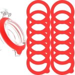 Lot de 12 joints de bocal en silicone tanchit pour bocaux odipie Lot de 12 joints de bocal en silicone tanchit pour bocaux odipie