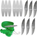 Lot de 12 lames de rechange en mtal de 14 cm pour coupe - bordure lames en mtal pour dbroussailleuse ... Lot de 12 lames de rechange en mtal de 14 cm pour coupe - bordure lames en mtal pour dbroussailleuse ...