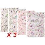 Lot de 12 mini albums photo kp champ de fleurs 36 pochettes 10x15
