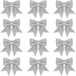 Lot de 12 n?uds de nol dcoratifs - pour sapins de nol couronnes dcoration d?intrieur et de ftes ...