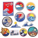 Lot de 12 patchs brods thermocollants  coudre avec de magnifiques motifs de paysages pour vtements ...