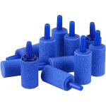 Lot de 12 pierres � air cylindriques de 1 pouce pour aquarium diffuseur � bulles pompe pour r�servoir ...