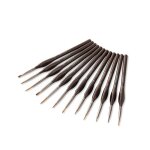 Lot de 12 pinceaux professionnels pour peinture  lhuile acrylique petits dtails fins en nylon  crochet ...