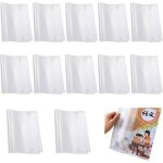 Lot de 12 prot�ge - livres transparentes et transparentes format a4 prot�ge - livres et prot�ge - cahiers ...