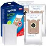 Lot de 12 sacs daspirateur pour electrolux easy go classic silence philips aeg