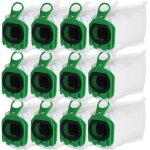 Lot de 10 sacs aspirateur netboat pour vorwerk kobold vb100 / fp100 ? non tiss� microfibre 245 cm vert ...