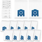 Lot de 12 sacs daspirateur pour aspirateurs miele gn 3d classic c1 complete c2 c3 s2000 s5000 et s8000 ...