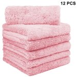 Lot de 12 serviettes de bain et essuie - mains dimensions environ 30x30 cm pour la salle de bain Lot de 12 serviettes de bain et essuie - mains dimensions environ 30x30 cm pour la salle de bain