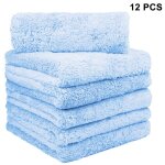 Lot de 12 serviettes de bain et essuie - mains dimensions environ 30x30 cm pour un usage quotidien Lot de 12 serviettes de bain et essuie - mains dimensions environ 30x30 cm pour un usage quotidien