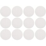 Lot de 12 tapis antid�rapants pour douche / baignoire transparents auto - adh�sifs ronds faciles � retirer ...