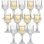 Lot de 12 verres  liqueur avec pied 50 ml - verre  liqueur avec pied - verres  vin verres  liqueurverre ...