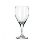 Lot de 12 verres  vin ou eau verre  pied transparent pour jus et cocktails 35. 5cl - dimension : 7. ...