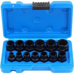 Lot de 13 douilles torsad�es extracteur de boulons endommag�s de 95 mm ensembles de douilles dextraction ...