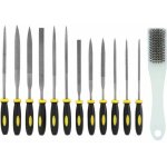 Lot de 13 limes aiguilles pour boisverremtal avec brosse couleurs multiples largeight